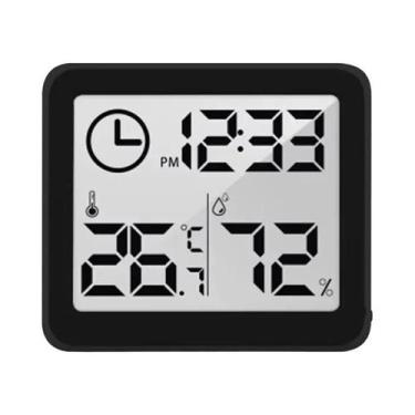 Imagem de Relógio De Parede Digital De Grande Tamanho Com Temperatura E Umidade 