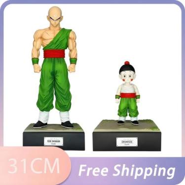 Imagem de Super Saiyan Tien Shinhan Dragon Ball Anime Figura Modelo Estátua Deco