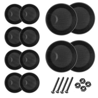 Imagem de Kit 12 Telas Alto Falante 5 Polegadas Com Parafusos Metálica - PERMAK