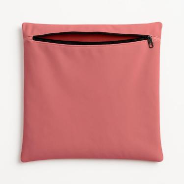 Imagem de Almofada Capa 42cm Suede Macia Decorativa Sala E Escritório Rosa