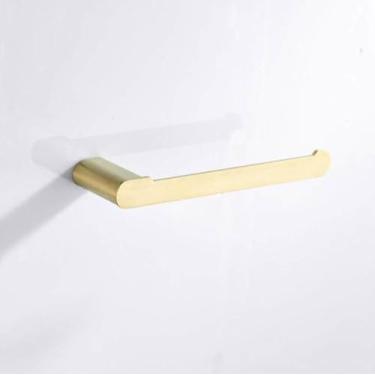 Imagem de Conjunto de toalheiro 304 em aço inoxidável escovado dourado - Suporte para toalhas - Ferragens para banheiro, porta-toalhas