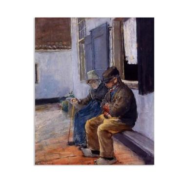 Imagem de Pintura famosa, a consulta, reproduções de pintura a óleo impressão em tela retrato de mulher impressão de arte de parede imagens abstratas decoração de parede 90 x 70 cm (36 x 28 pol) sem moldura