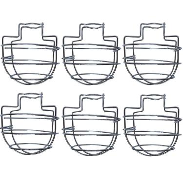 Imagem de (Pacote com 6) Capa protetora de cabeça para irrigador de fogo TunaMax de 1,27 cm para proteção de parede lateral e semi – Gaiola de cabeça de irrigador embutido