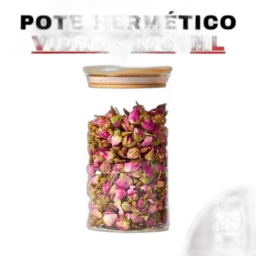 Imagem de Kit Potes Vidro Herméticos Bambu 175ml - Senhora Madeira