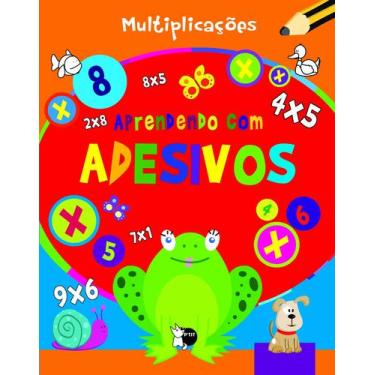 Imagem de Livro - Aprendendo com Adesivos - Multiplicações