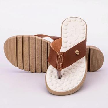 Imagem de Sandália Rasteira Ortopédica Uniflex Para Esporão Fascite Plantar Ultr