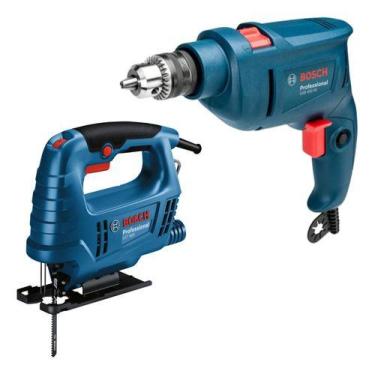 Imagem de Kit Furadeira Impacto Parafusadeira Gsb 450 Re + Gst680 110v - Bosch