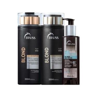 Imagem de Kit Truss Blond - Shampoo e Condicionador e Leave-in-Unissex