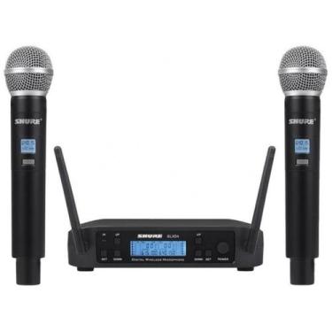 Imagem de Microfone Sem Fio Shure Duplo Glxd4 Beta 58A