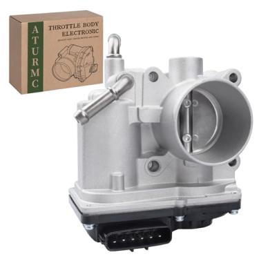 Imagem de ATURMC Conjunto de corpo do acelerador eletrônico compatível com Toyota Yaris 2006-2019 substitui #TB1116 S20125 67-8008 22030-21030 22030-0M010 2203021030 220300M010