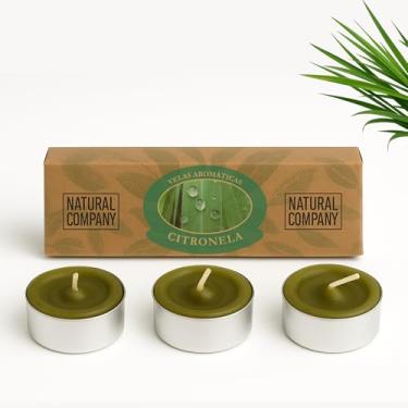 Imagem de Vela Aromática Perfumada Emb. 3 Unids - Citronela Repelente