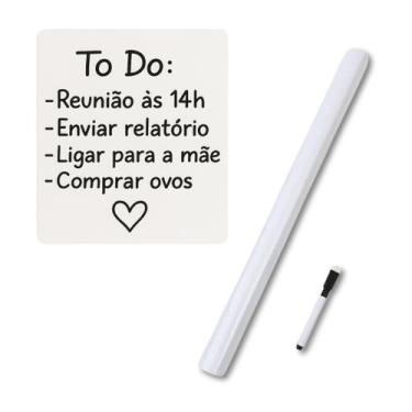 Imagem de Papel de Parede Adesivo Lousa 2m 1 Marcador Escreve e Apaga Lavável Ap