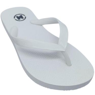 Imagem de Chinelo Molekinho Menino Infantil com Tiras em Relevo, Branco, 31