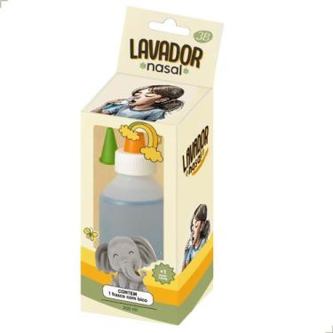 Imagem de Frasco Higienizador Nasal 3B Lavador Nariz Limpeza 300ml Bicos Adulto 
