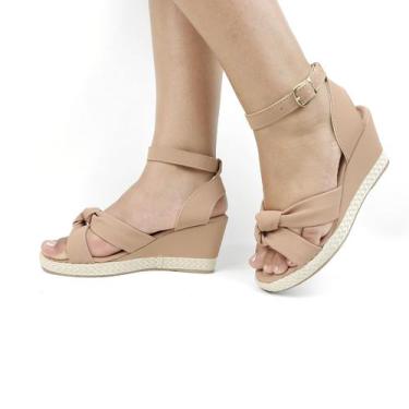 Imagem de Sandália Anabela Plataforma de salto - LG Camilla Calçados, 35, Marsal