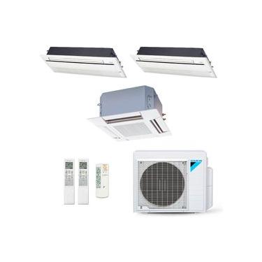 Imagem de Ar-Condicionado Multi Split Inverter Daikin 24.000 (2x Evap Cassete 1 Via 9.000 + 1x Evap Cassete 4 Vias 18.000) Quente/Frio 220V