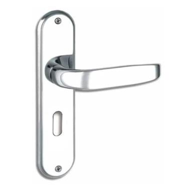 Imagem de Fechadura Pratika Interna 40mm Espelho 280 M106 Inox Polido CR Haga