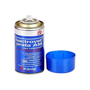 Imagem de Bactrovet Prata AM - Repelente, Cicatrizante, Hemostático e Antisséptico, para tratamento e prevenção de feridas acidentais e cirúrgicas - 200mL