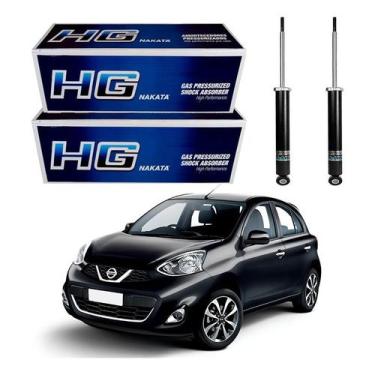 Imagem de Par Amortecedor Traseiro March 1.0 1.6 2015 A 2020 - Nakata