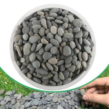 Imagem de Seixos de praia mexicanos River Rocks de 1 kg para paisagem de jardim 