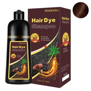 Imagem de Shampoo de tintura de cabelo para cabelos tratados com cor de café esc