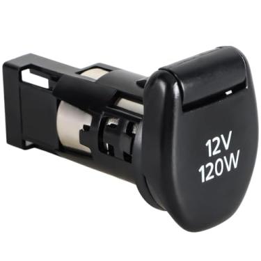 Imagem de KPALAG Tomada de alimentação de 12 V, soquete de isqueiro compatível com Nissan Sentra Rogue Versa Altima LEAF 2013-2024 Infiniti Q50 Q60 2015-2021, substituição da tomada dianteira # 25331-6CA0A