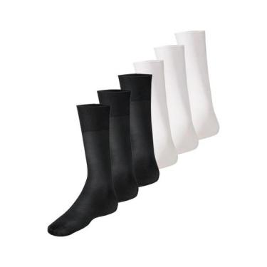 Imagem de Kit com 6 Pares de Meias Social Meianyl 6002-001 Colorido - LUPO, Bran