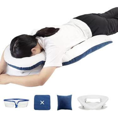 Imagem de Travesseiro De Rosto Para Baixo Após Cirurgia Ocular Travesseiro De Rosto Para Uso Por Vitrectomia Massagem Apoio De Cabeça Para Cama Buraco Macular E Descolamento De Retina Pacientes Duran