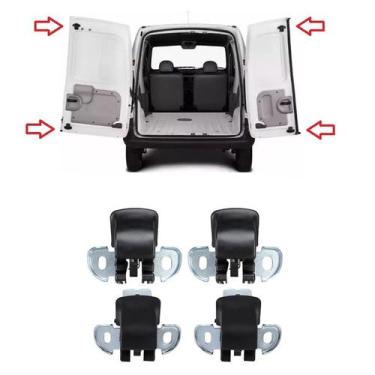 Imagem de Kit Jogo 4 Fechaduras Fecho Porta Tampa Traseira Inferior Esquerda Dir