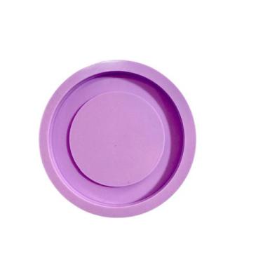 Imagem de R343 molde de silicone espelho bolsa redondo resina decorar - confeita