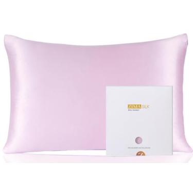 Imagem de Fronha ZIMASILK 100% seda de amora pura para cama queen-size