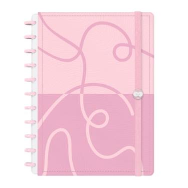 Imagem de Caderno De Disco Inteligente Iscool Urban Flow Lupim Rosa Claro G