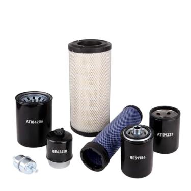 Imagem de Kit de filtros KV16429 AT184206 AT171854 AT179323 AT101565 RE59754 RE62418 compatível com retroescavadeira John Deere 310E 310SE 315SE