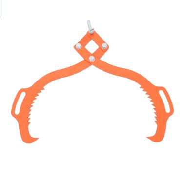 Imagem de munirater Pinças de elevação de toras de 71 cm Gancho de garra 2 ganchos serrilhados de madeira Pinças deslizantes resistentes