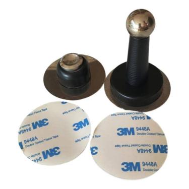 Imagem de 2X Prendedor Fixador Trava Portas Magnético Fixação Adesivo