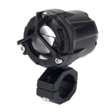 Imagem de QccHieUs Farol de motocicleta, farol de branco e amarelo, portátil, universal, alto brilho, auxiliar para bicicleta