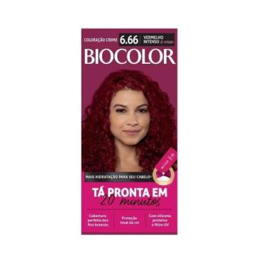 Imagem de Tintura Biocolor Kit 6.66 Vermelho Intenso