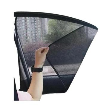 Imagem de Protetor Solar Magnético Para Carro Com Proteção UV, Cortina De Malha 