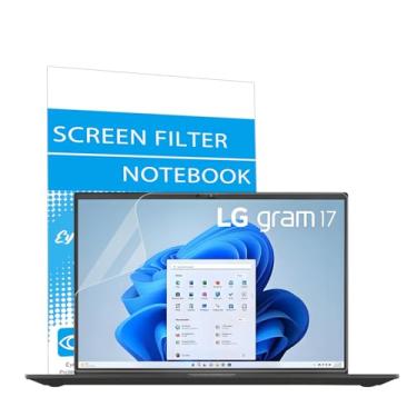 Imagem de Pacote com 2 protetores de tela antirreflexo de 43.2 cm para LG gram 17 17Z90TL 17Z90R 17Z90Q 17Z90N 17Z90P 17Z95P 17Z95N 17U70N 17U70P, LG gram Pro 17 17Z90TR 17Z90TP, 43 cm (17") A Filtro