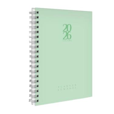 Imagem de Agenda 2026 Planner Semanal Solid Colors Verde Menta