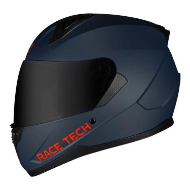 Imagem de Capacete Race Tech Sector Monocolor Azul Fosco
