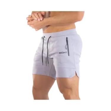 Imagem de Shorts De Corrida Masculinos 2024 Com Bolso Com Zíper, Calças De Muscu
