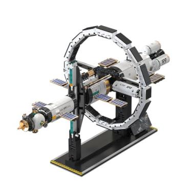 Imagem de MISINI M6409 International Space Station Building Blocks Kit, 2221 PCS Creative Space Model Building Set, STEM Education Gift for Adults and Space Fans