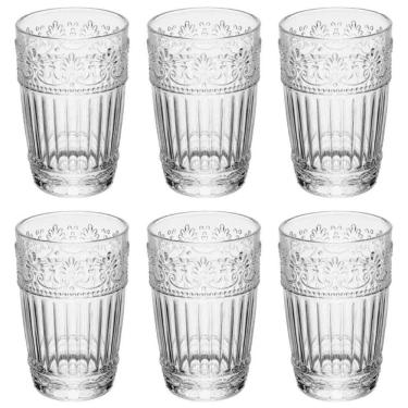 Imagem de Conjunto de Copos de Vidro 350ml 6 Copos Mauve Wolff