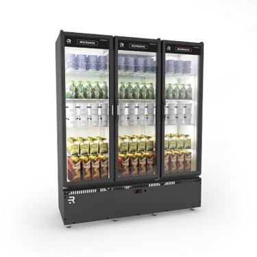 Imagem de Auto Serviço Vanguard Resfriados 3 Portas Preto 0 a 7ºC ASVR3P PR_BR 220V – Refrimate