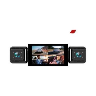 Imagem de Mini Câmera Veicular DVR De 4 Canais Com Visão Noturna, Monitoramento 