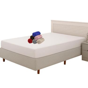 Imagem de Lençol Queen Avulso com Elástico Microfibra 180 fios - RECH ENXOVAIS, 