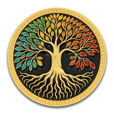 Imagem de Affirmation Sobriety Coin - Tree of Life Medallion with Serenity Prayer, Inspirational Recovery Token for Sobriety Anniversary, Men & Women in Step Programs
