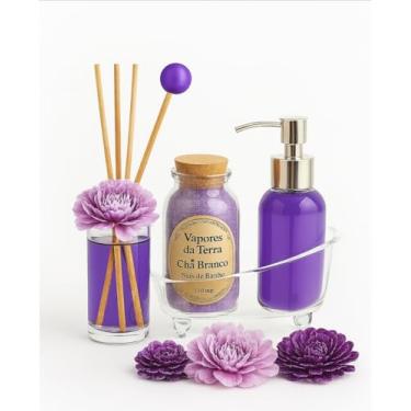 Imagem de Purple Noire frascos de 120ml – Aromatizador de ambiente +Sais+ Saboneteira Pum-up