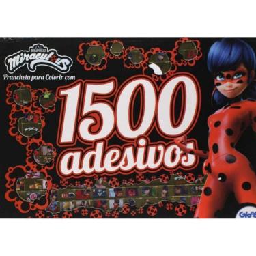Imagem de Miraculous - Prancheta Para Colorir Com 1500 Adesivos